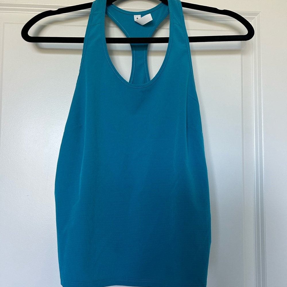 Athleta Teal Racerback Active Tank Top - Women